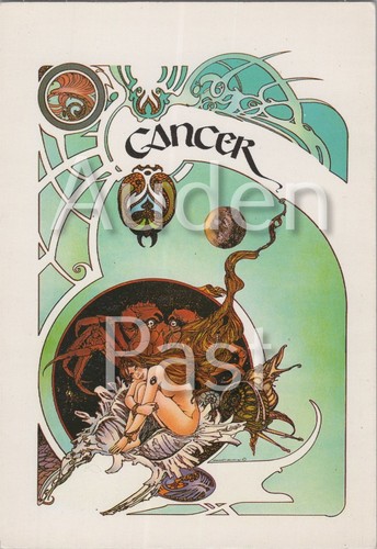 Cancer zodiac art nouveau - zodiac,