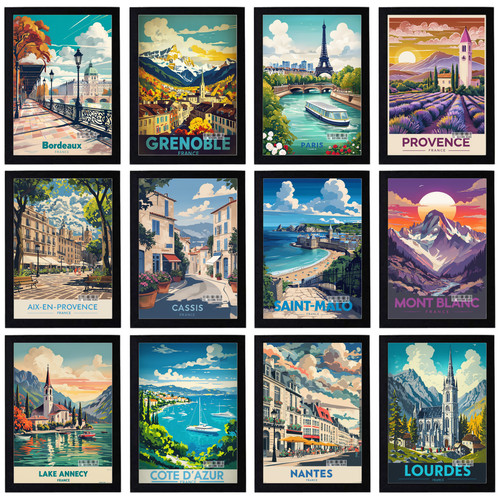 Vintage travel holiday poster - travel,