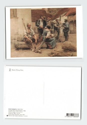 Vintage art card lhermitte - l.,