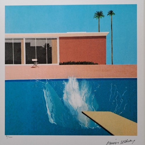 David hockney signed a - signed,