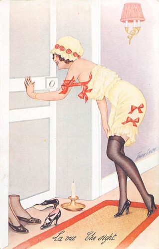 Postcard art deco - postcard, sight