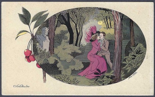 Solitude old french art - french,