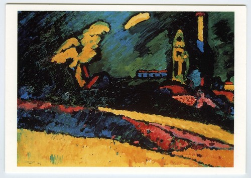 Art postcard wassily kandinsky - art,