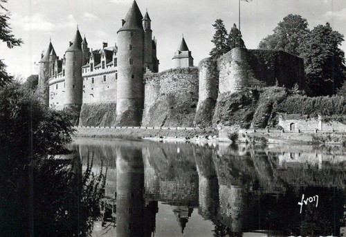 France postcard josselin - france,