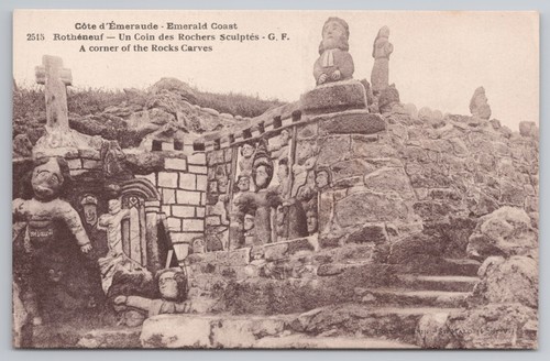 Antique postcard art france - antique,