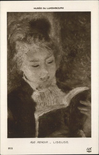 Vintage auguste renoir liseuse - vintage,