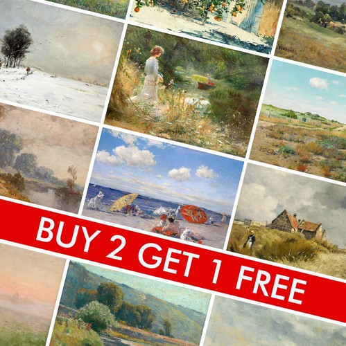 Vintage landscape art posters - landscape,