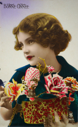 Postcard birthday alfred noyer - alfred,