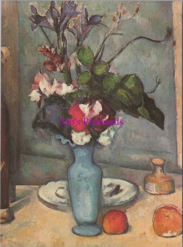 Art postcard blue vase - postcard,