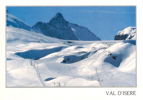 Postcard val isere - postcard,