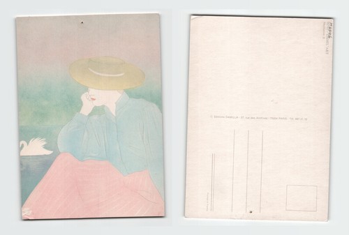 Vintage postcard art - vintage, deco
