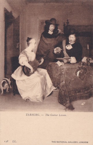 The guitar lesson - lesson, vintage