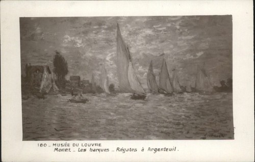 Vintage monet les - monet, barques