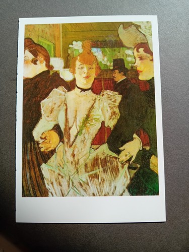 Toulouse lautrec art postcard - art,