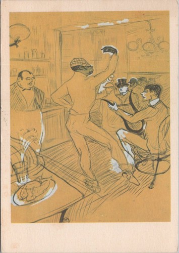 Art postcard toulouse lautrec - postcard:,