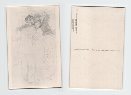 Vintage postcard renoir - vintage, la