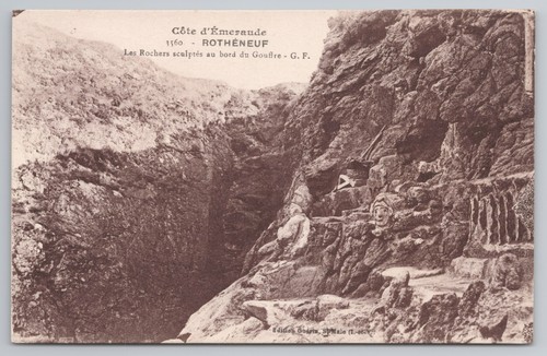 Antique postcard art france - antique,