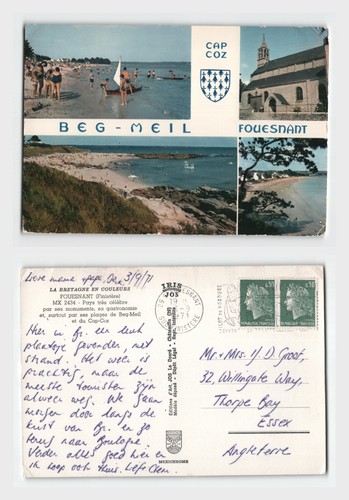 Vintage postcard beg meil - postcard, beg-meil