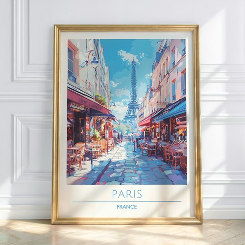 Paris eiffel tower print - paris,