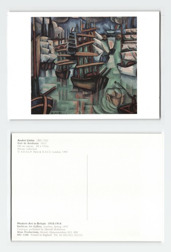 Vintage postcard andre lhote - vintage,