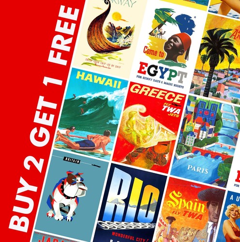 Best vintage travel posters - vintage,