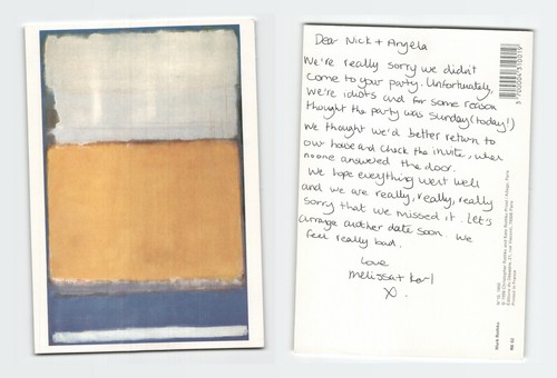 Vintage postcard mark - vintage,