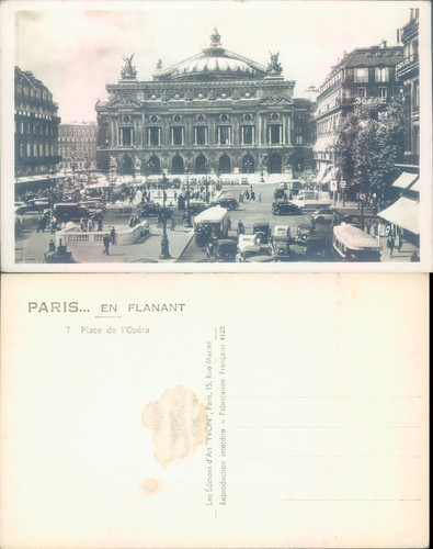 Palais garnier and traffic - garnier, at
