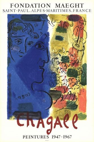 Vintage 1960 chagall - chagall, saint