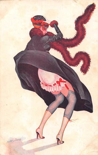 Postcard art nouveau - postcard,