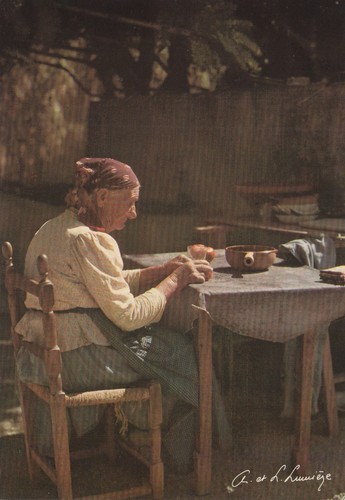 Lumiere autochrome postcard - lumiere,