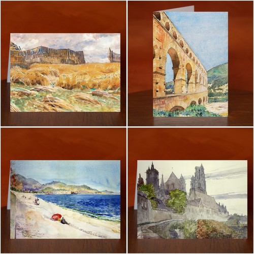 France art print greeting - print,