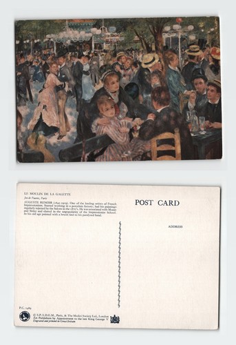 Vintage art postcard auguste - postcard,