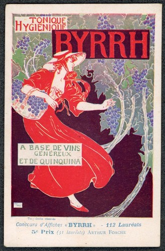 Byrrh tonic wine art - byrrh,