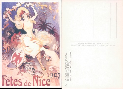 Fêtes nice 1907 poster - fêtes, les