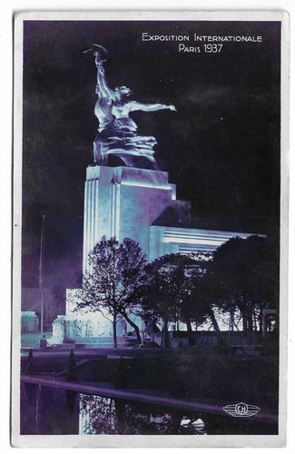 French postcard exposition - french,