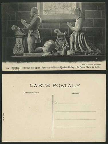 France old art postcard - postcard, gizeux