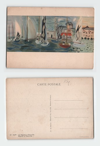 Vintage postcard raoul dufy - postcard,