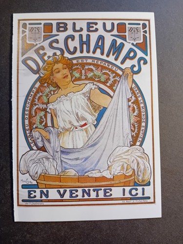 Alfons mucha art postcard - alfons,
