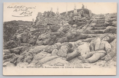 Postcard antique france art - postcard,