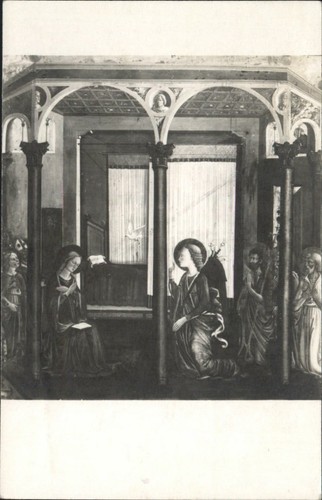 Vintage annunciation postcard - annunciation,