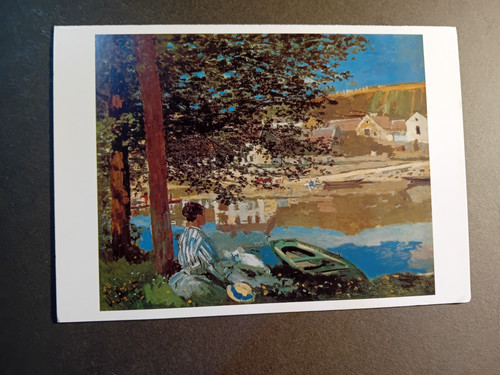 Claude monet art postcard on - monet,