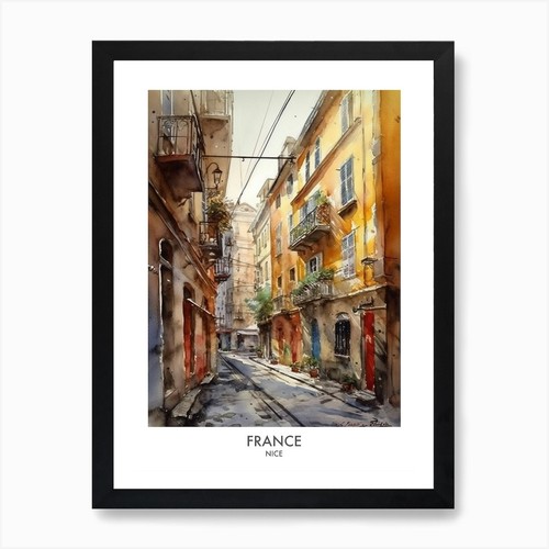Nice france watercolor - nice,,